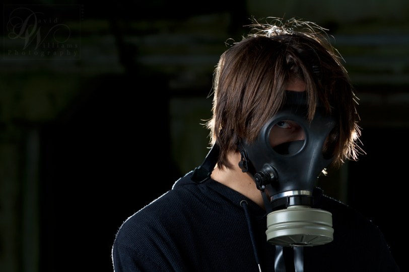 David Williams Photography Devon Williams Gas Mask Canon 7d