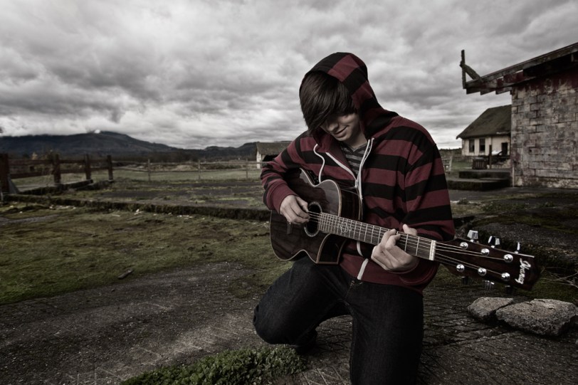 David Williams Photography Devon And His Guitar
