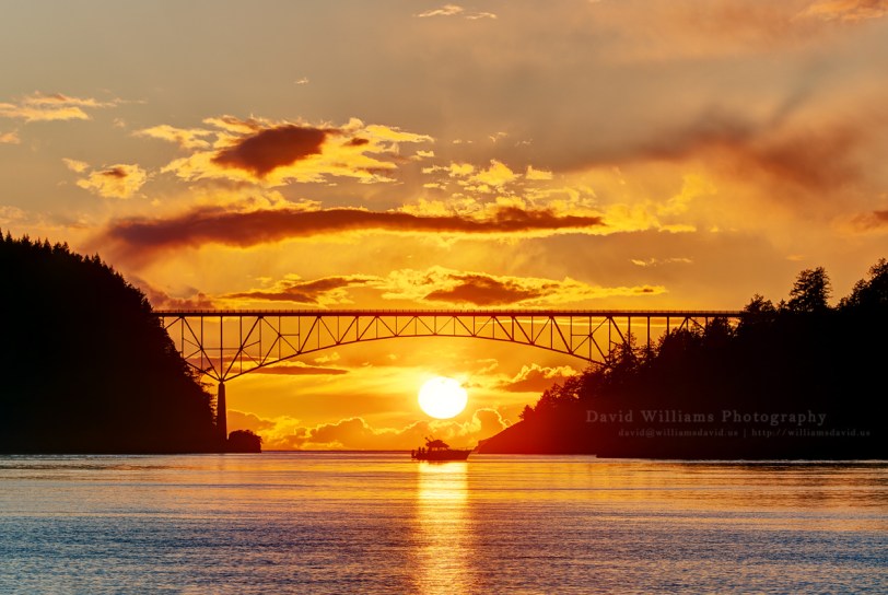 David Williams Photography Boat Sunset